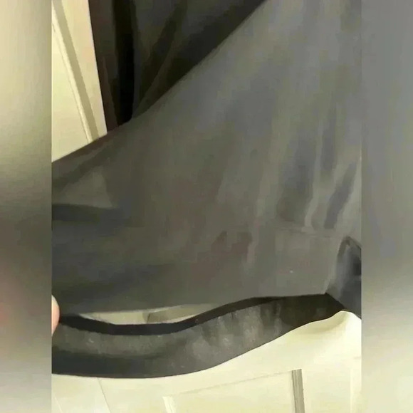 Zara Black V Neck Sweater with Transparent Sleeves Size M - Picture 5 of 8